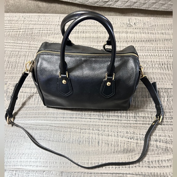 Michael Kors XS Travel Duffel Bag w Black Pebbled Leather (Accent Piece Broke) - Picture 8 of 15